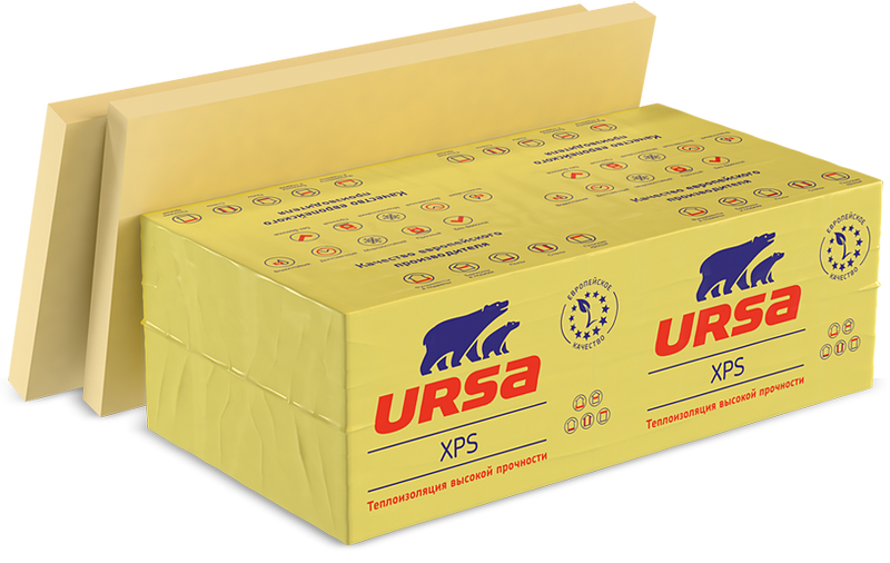 Утеплитель Ursa XPS N-II стандарт 100х600х1180