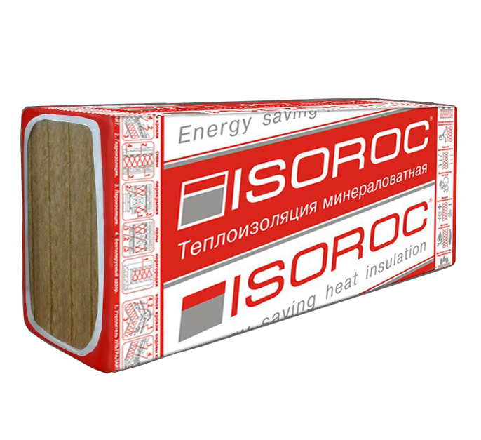 Утеплитель ISOROC Изолайт-ЛЮКС 1000х600х140 мм