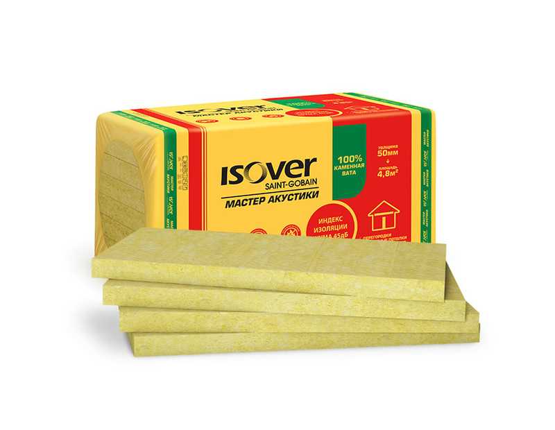 Утеплитель Isover Мастер Акустики 50х600х1000