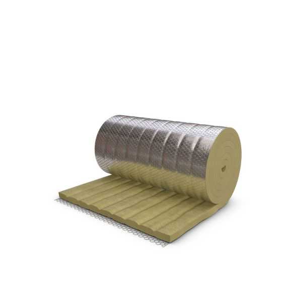 Прошивной мат Paroc Wired Mat 80 AluCoat 80х600х3000